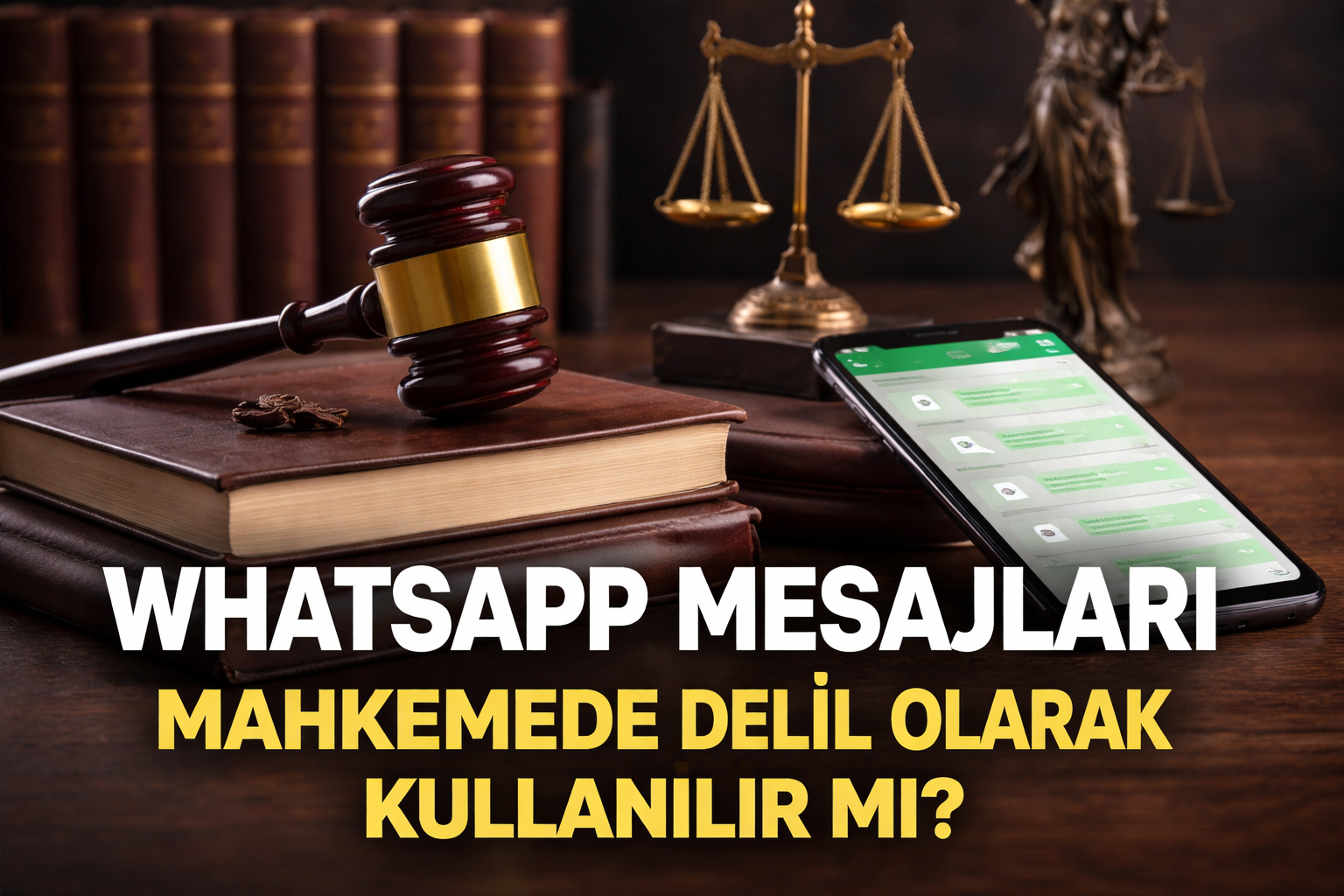 WHATSAPP MESAJLAŞMALARININ HUKUK YARGILAMASINDAKİ YERİ